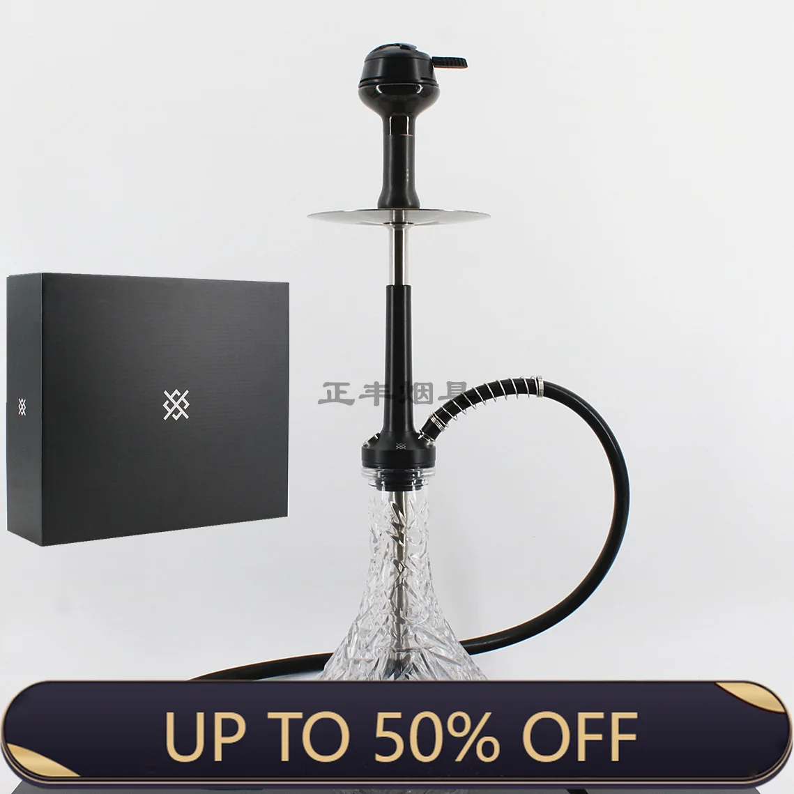 DOOSHA Shisha Hookah Set 304 Stainless Steel Large Hookah Smoking Set Russian Shisha With Bottle