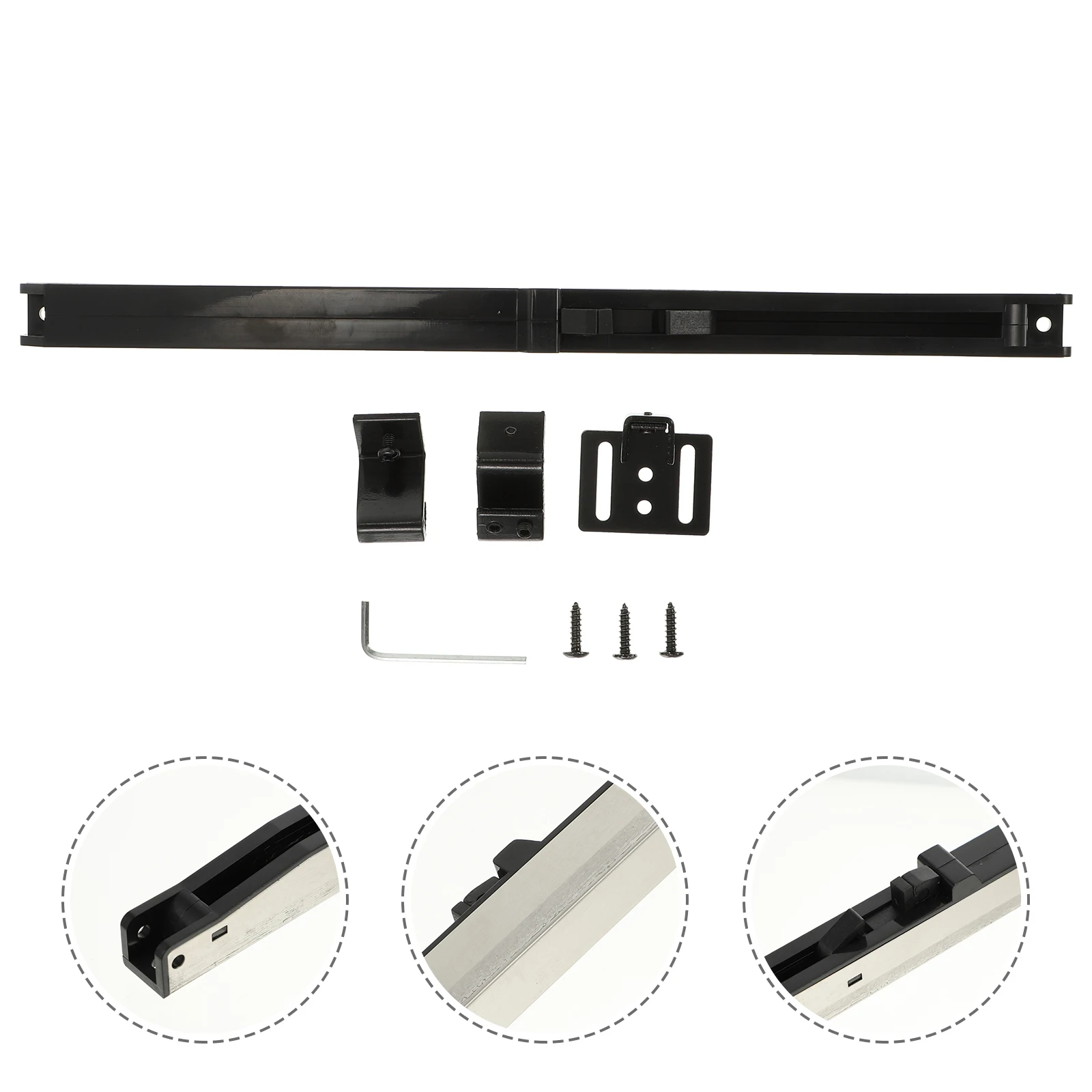 

1 set Stainless Steel Dampers No Punch Buffer Hardware Hole Free Absorber Barn Accessories Repair Tool Sliding Barn Door Damper