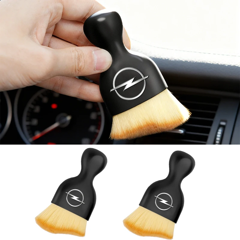 

1/2 шт., щетка с мягкой щетиной, инструмент для чистки щелей для Opel Corsa Astra Insignia Vectra Zafira Meriva Mokka Grandland Vivaro