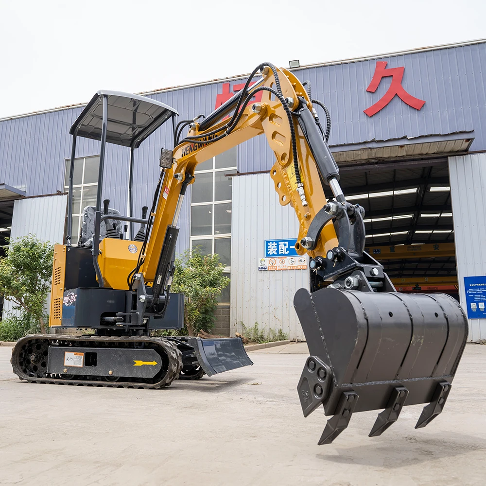 Tür zu Tür 1 Tonne 1,5 Tonnen kleiner Crawler größer 1000kg Micro Pelle 1500kg Mini bagger für den Verkauf in USA Lager