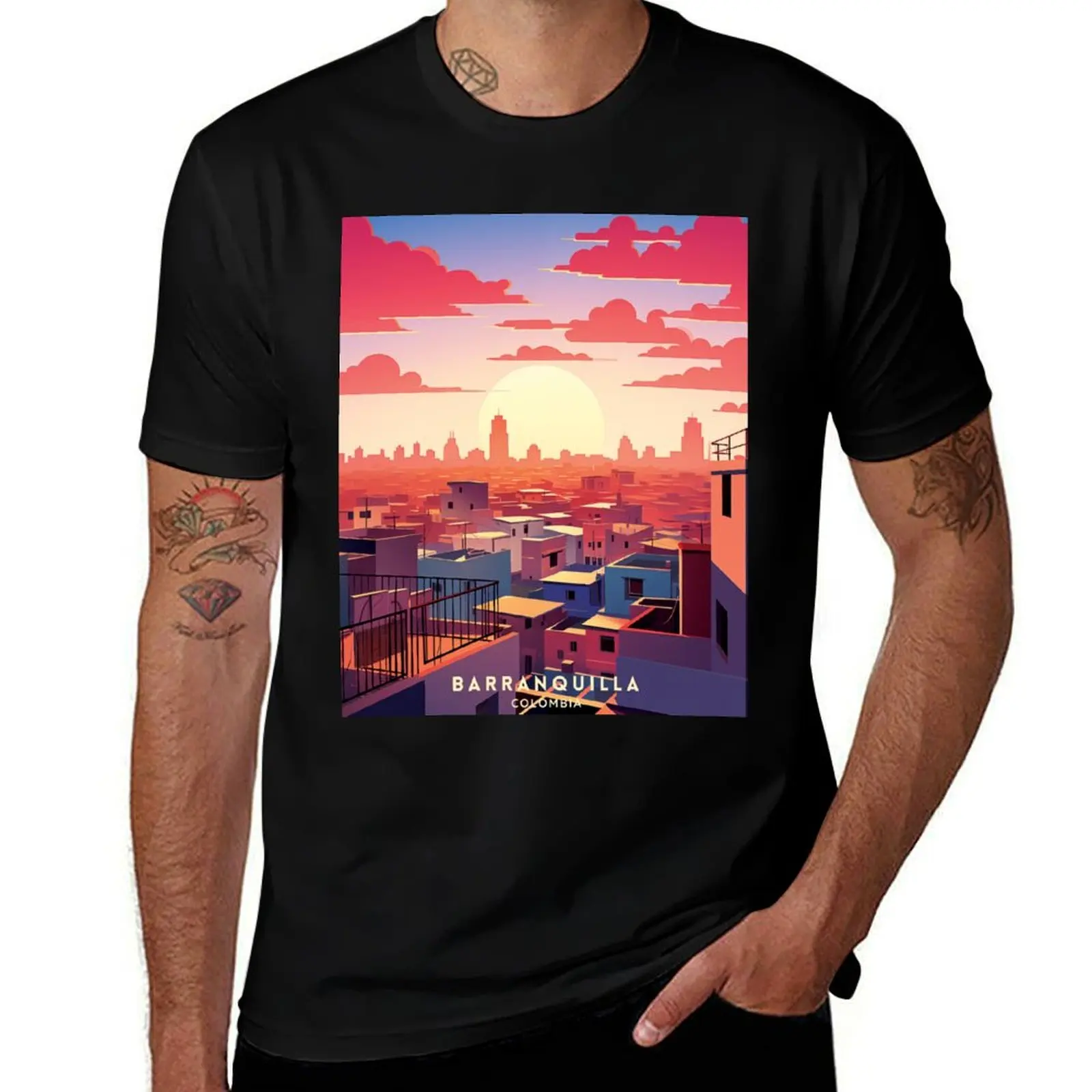 

Barranquilla: Colombia's Vibrant Coastal Metropolis T-Shirt graphics quick drying luxury t-shirt slim fit t shirts for men