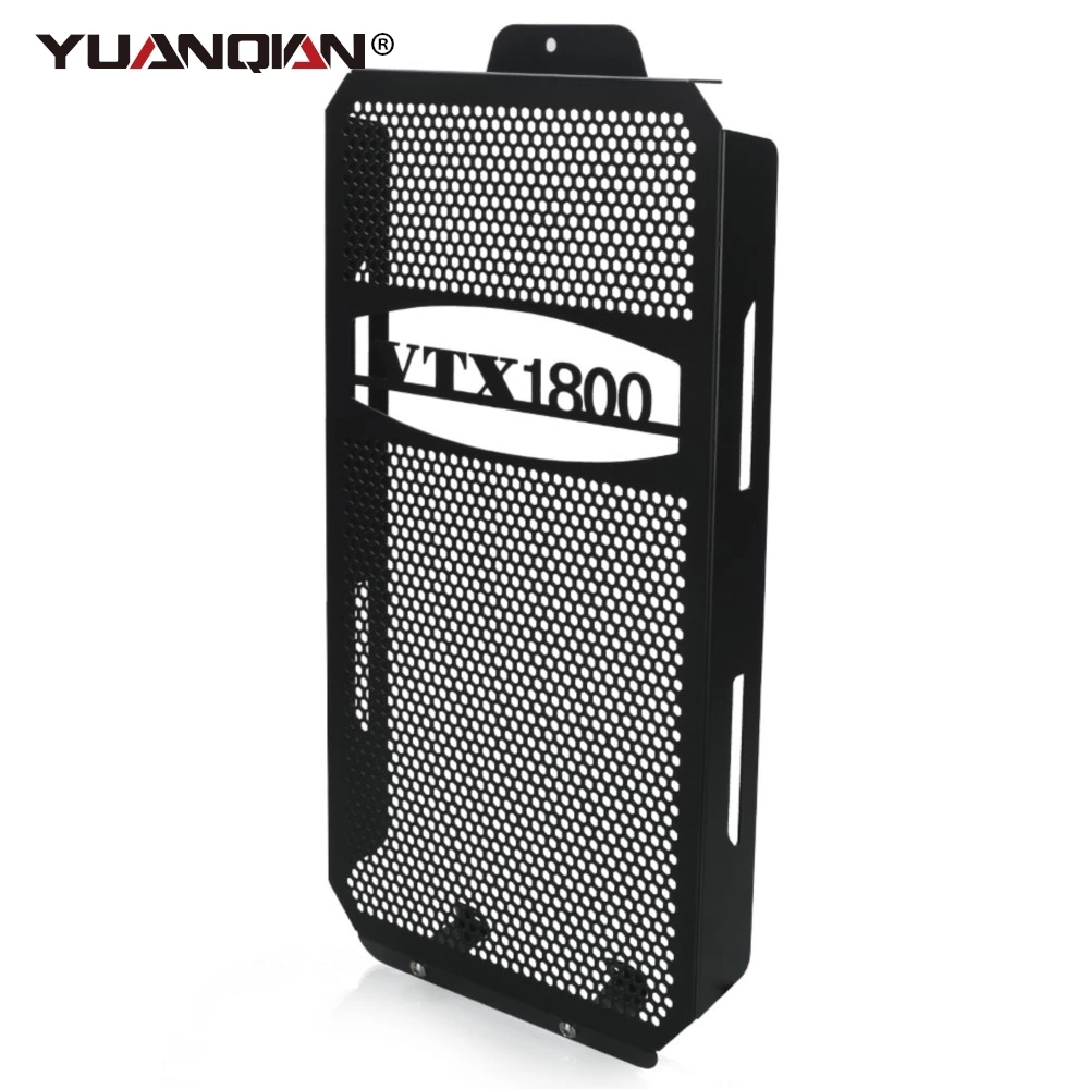 VTX 1800 Motorcycle Aluminum Radiator Guard Grille Protector Cover FOR Honda VTX1800 CFNRST 2002 2003 2004 2005 2006 2007 2008 view 2