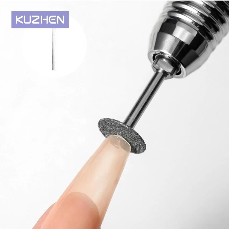 Nagel Polijsten Verwijdering Kop Diamant Elektrische Nail Boor Bit Schijf Slijpen Burr T Molens Grinder Cuticle Cutter Art Tools