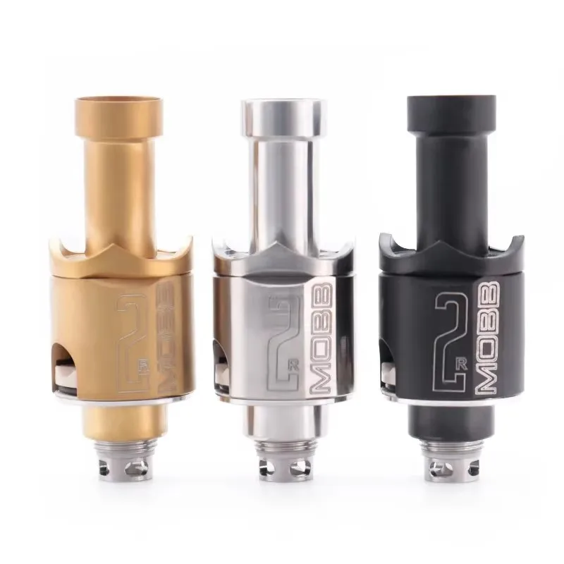 Tanque de puente MOBB V2 RBA para BB Mod, caja de palanquilla, tanque Boro con pines de aire de 1mm, 1,2mm, 1,5mm, 1,8mm, 2mm, 2,5mm, 3mm Vs Atom Biohazard Rba