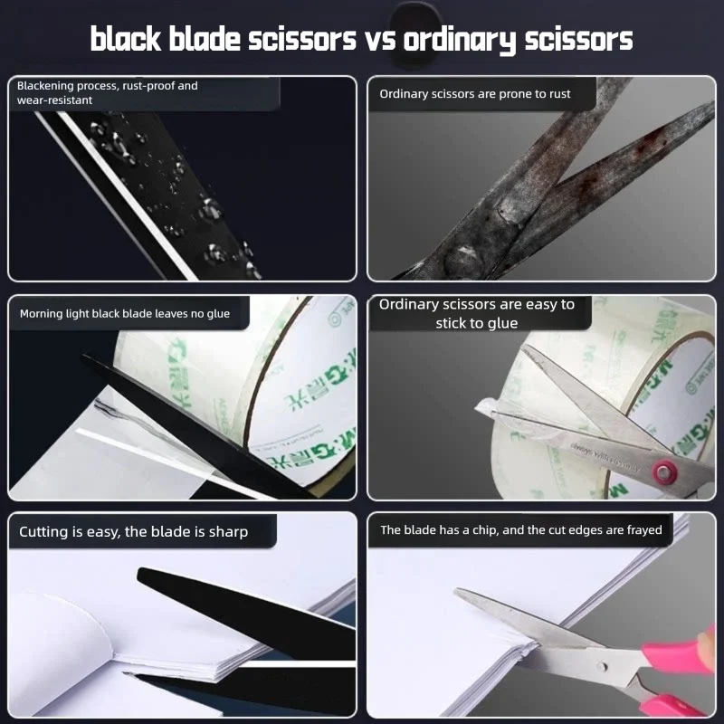 Black High Hardness Craft Scissors 3