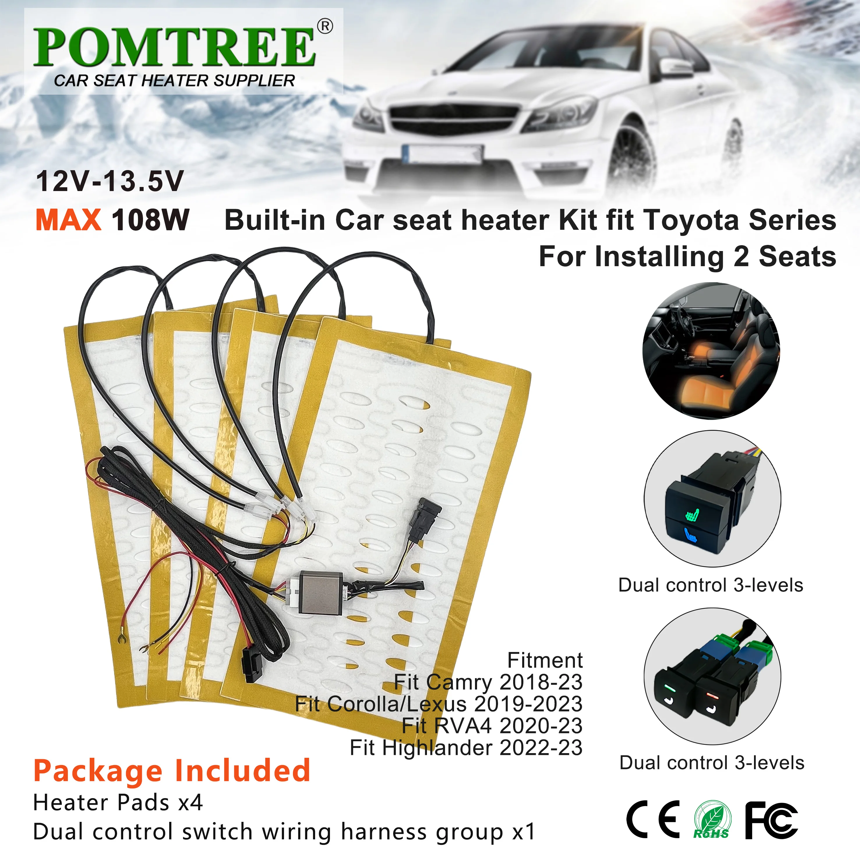 108W Built-In Car S…