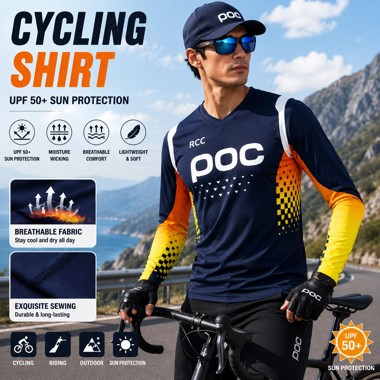 Mountain Biking New Jersey - Maglia da Ciclismo RCC POC 2026