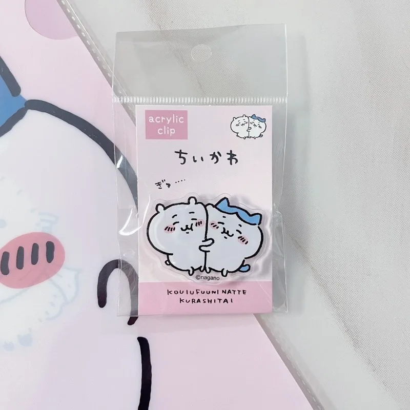 Hochwertige Chiikawa Jiyi Limited Edition Niedliche Usaqi Xiaoba Fotoklammern Haftnotizen Kleine Clips Lesezeichen Schreibwaren
