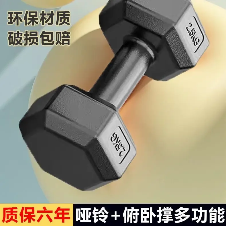 Dumbbell Household Strength Training Fitness Equipment Female Kettle Bell Arm Muscles.