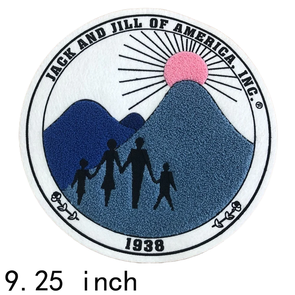 Jack and Jill Of America Embroidery Chenille Patch, Iron-On Patch,Since 1938