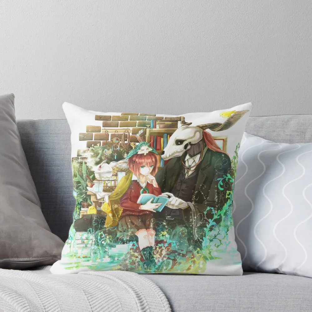 The Ancient Magus Bride - Elias Throw Pillow luxury sofa pillows Pillowcases Bed Cushions pillowcases for sofa cushions