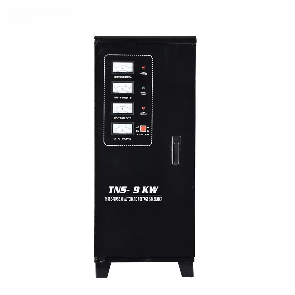 Digital and Pointer-Type Voltage Stabilizer-Servo Type Three-phase AC 380V, 400V, 415V Automatic Voltage Regulator AVR