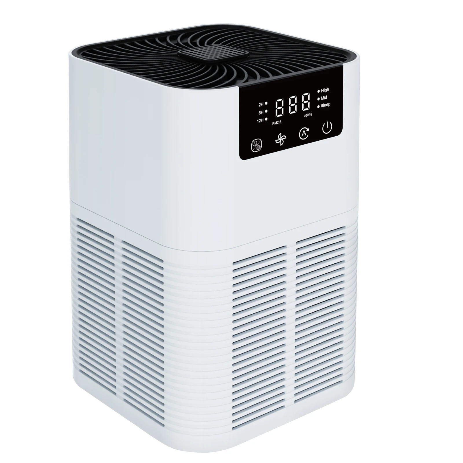 Portable Desktop LED Touch Screen Air Purifier For Home Children Pets Activated Carbon Filter For True HEPA Diffuser Electric Po
