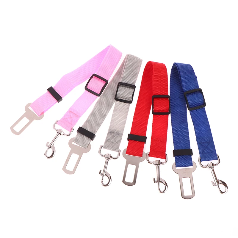 Adjustable Pet Dog Car Seat Belt Vehicle Dog Harness Car Dog Safety Leash For Small Medium Dogs Travel Accessoires