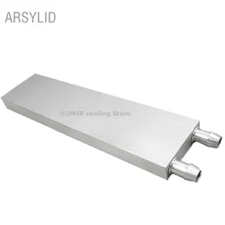 Aluminum CPU Radiator 40*40*12mm 80 120 160 200mm Water Cooling Waterblock Heatsink Block Liquid Cooler For CPU GPU PC Laptop