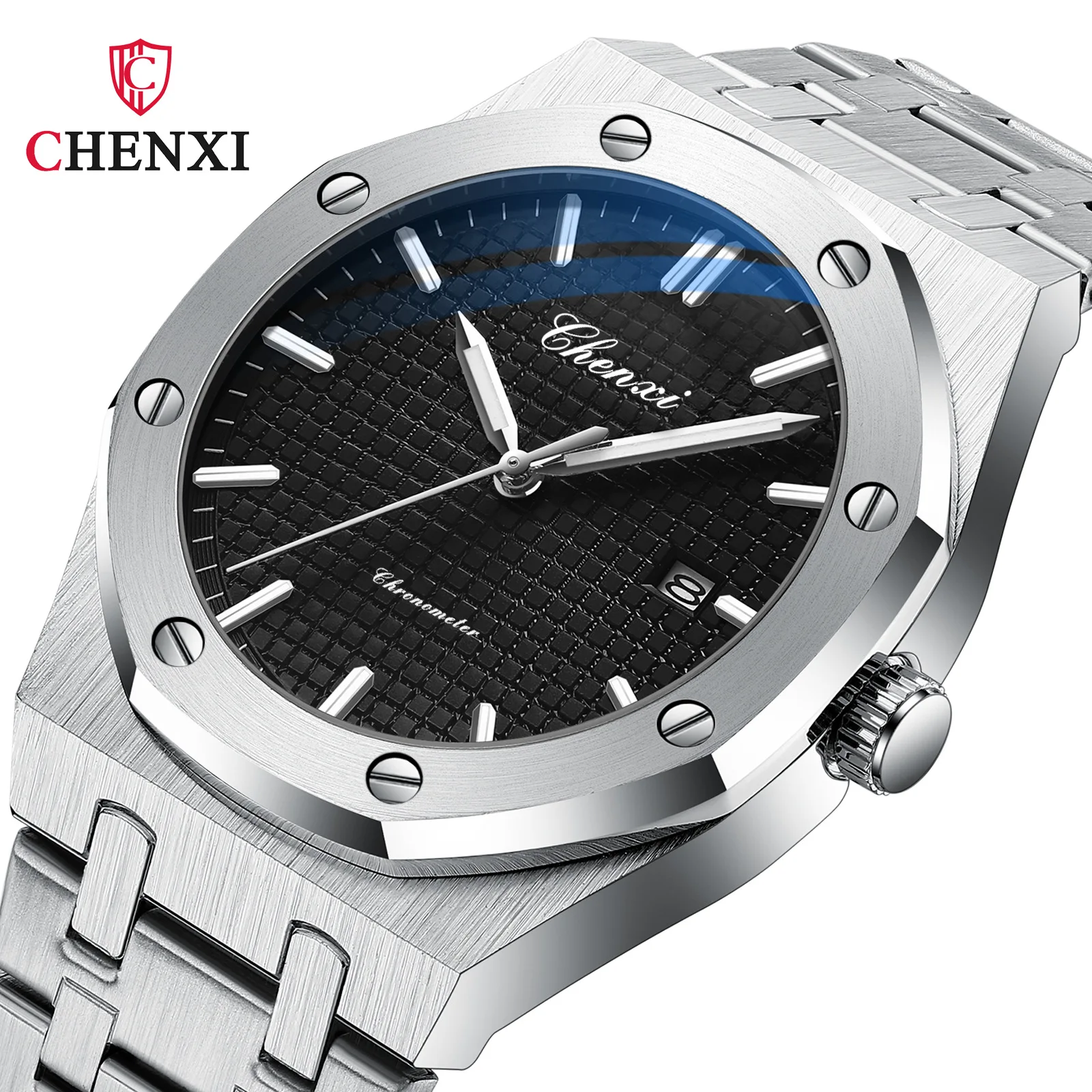 CHENXI 8248 Chronograph Date Business Waterproof Men's Watch