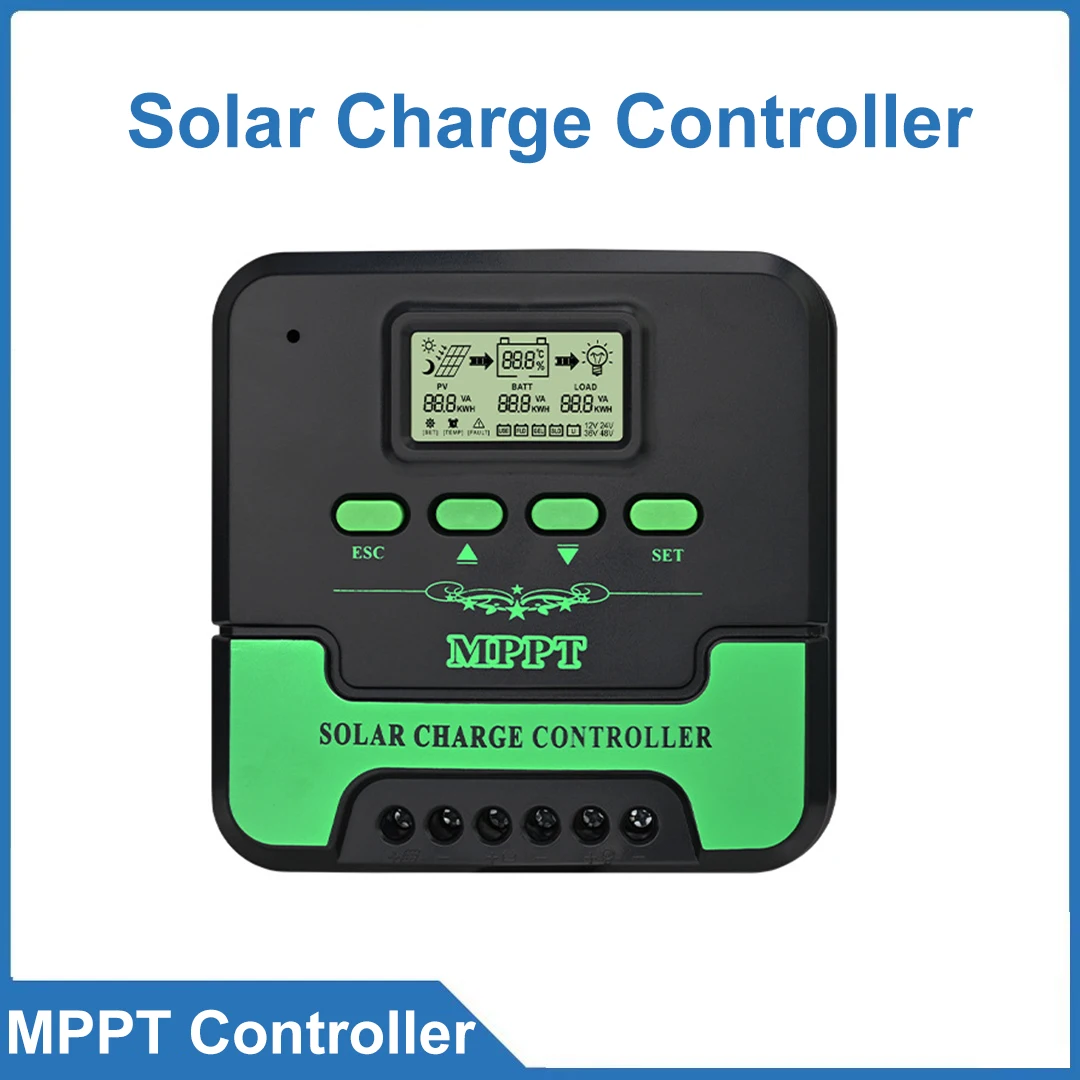 

Контроллер заряда солнечных панелей 12В 24В 20А, бытовой интеллектуальный зарядный контроллер MPPT с опциональными интерфейсами WIFI, Bluetooth, RS485