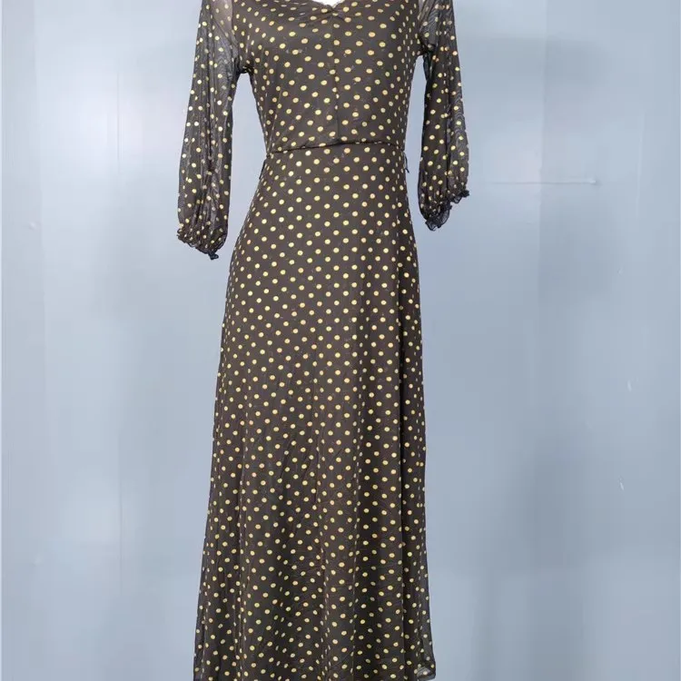 Bla Me الذهب مختوم البولكا نقطة التخسيس ميدي الدكتور Ci تخفيف مكتب أداء التاريخ مناسبة ألف خط تنورة الدكتور