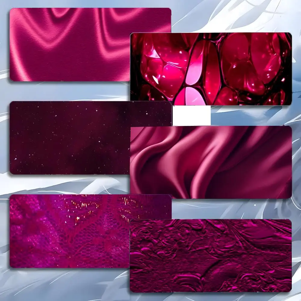 Bright Magenta-s Mouse Pad Mousepad Large Gaming LockEdge Thickened PC Table Desk Mat