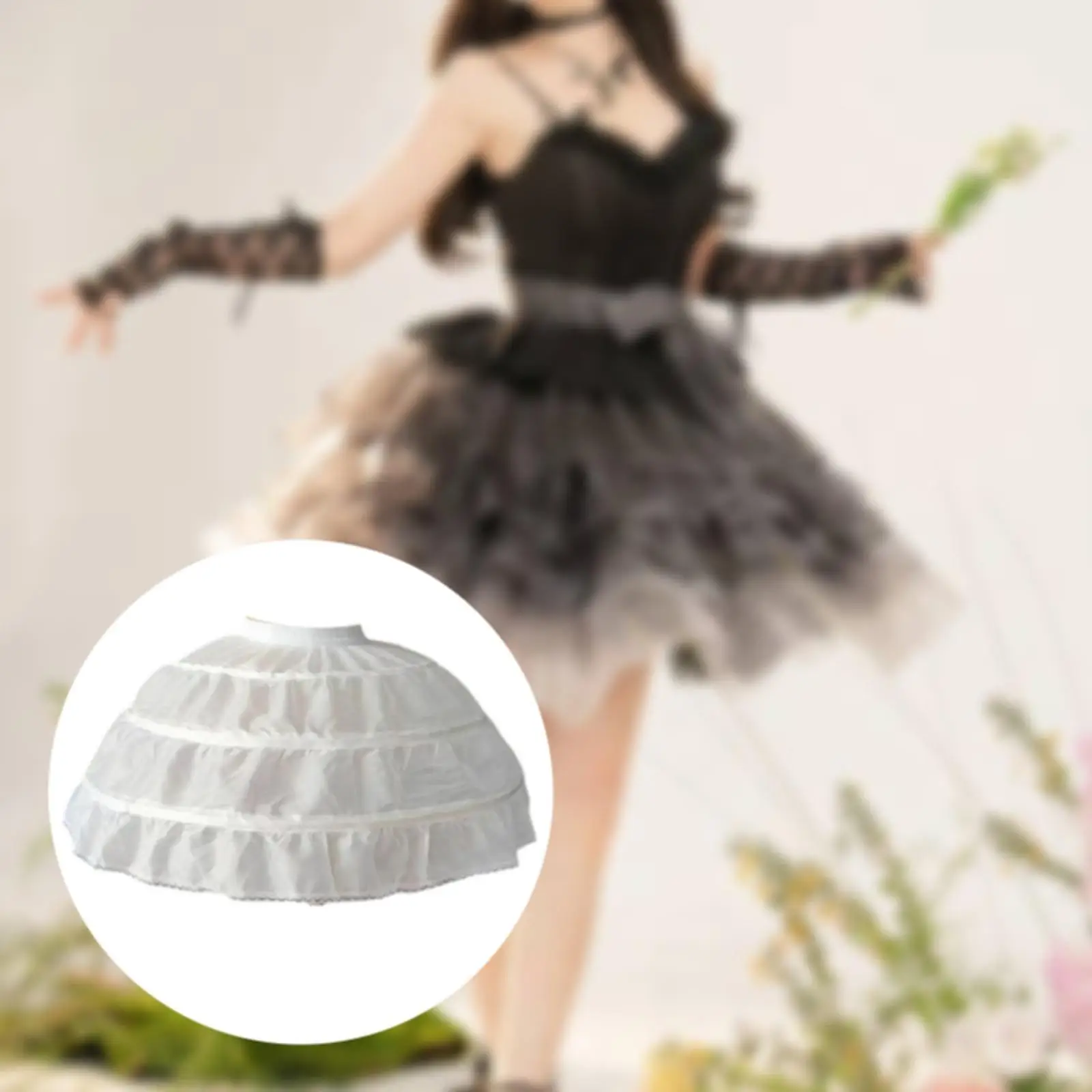 Hoops Petticoat Tulle Petticoat Underwear for Stage Show Birthday Wedding