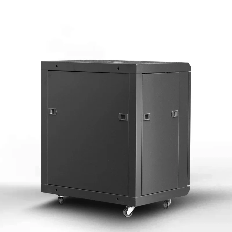 OEM Customize Cheap and High Quality Rack Cold Rolled Steel Tempered Glass Network Cabinet Enclosure