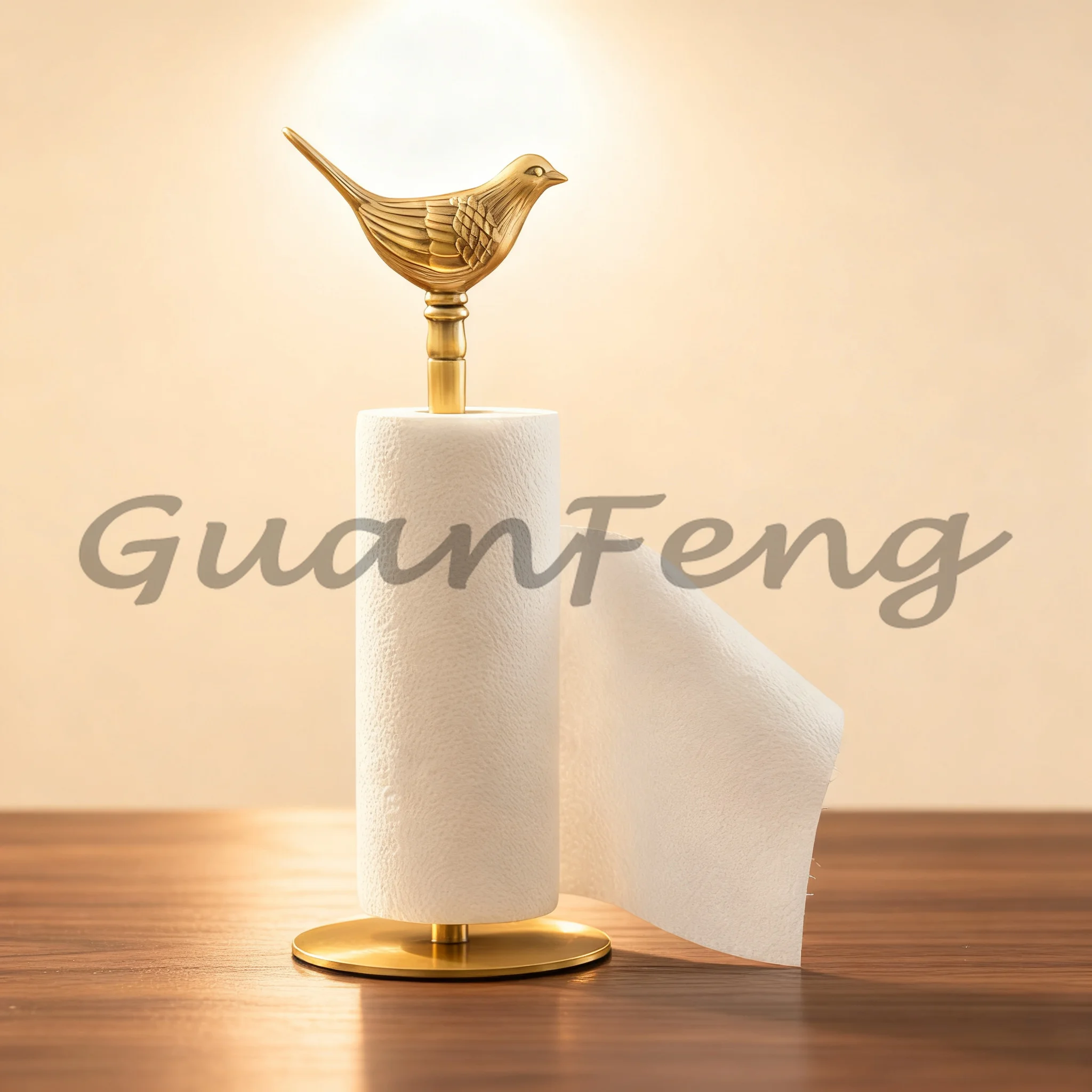 Stylish Bird Design Tissue Rack, Sturdy Paper Towel Holder, Space Saving Organizer for Kitchen and Dining Table