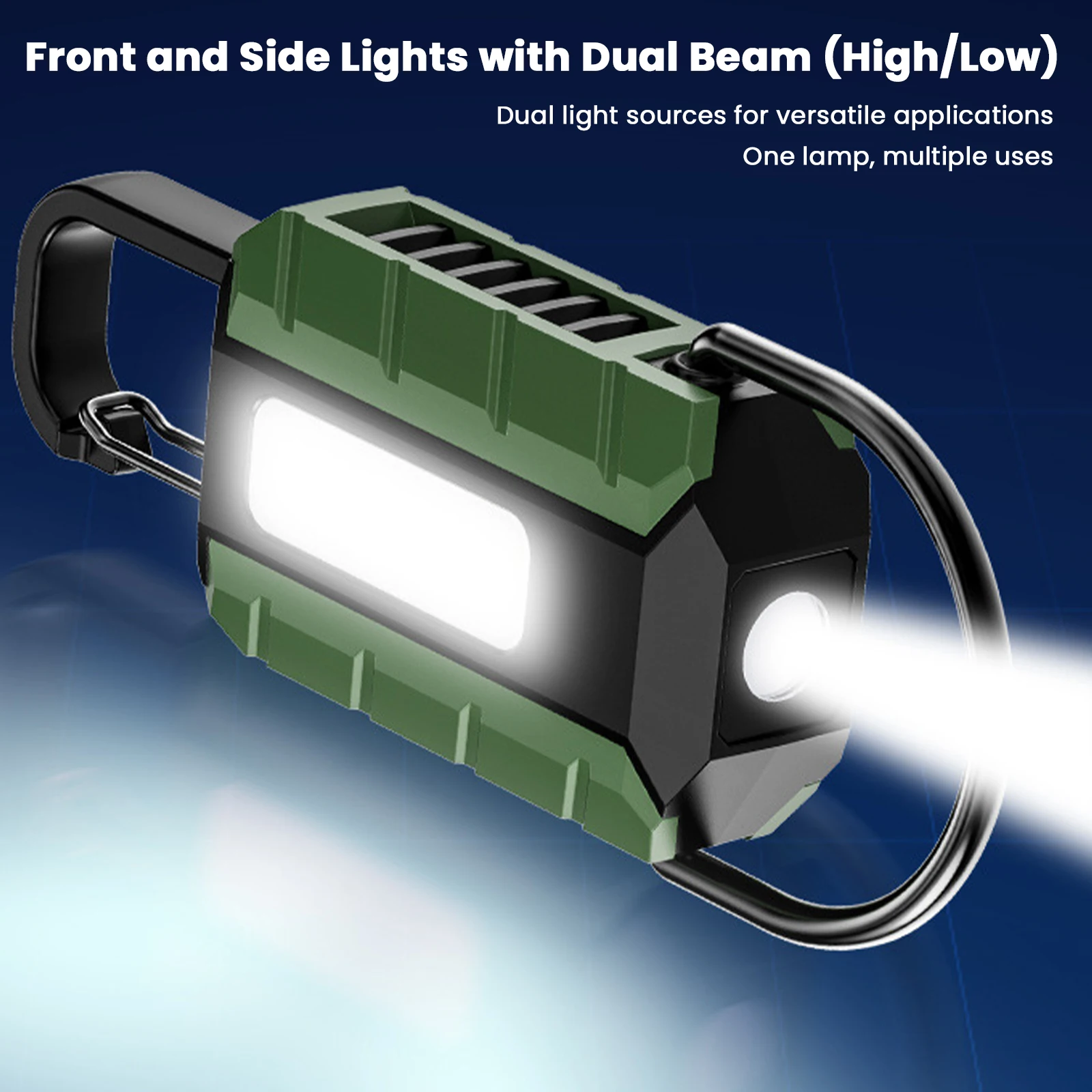 المفاتيح مصباح يدوي USB قابلة للشحن مصباح ليد جيب مصباح يدوي صغير للتخييم في الهواء الطلق المشي لمسافات طويلة في حالات الطوارئ #3