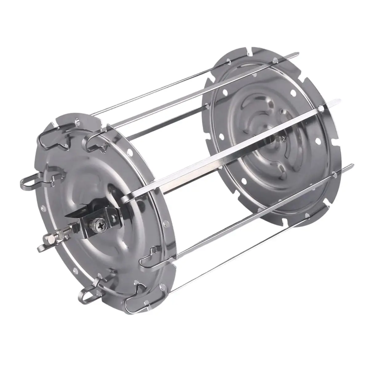2026 NEW 8-Pack Stainless Steel Rotisserie Skewers for Air Fryer - Even Heating for Meat, Veggies & Fruit