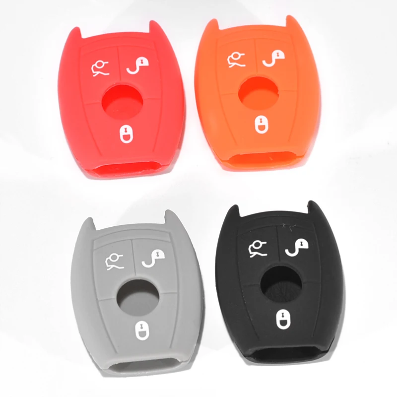 Silicone Case Key Cover Remote for Mercedes for Benz CLS CLA GL R SLK AMG W176 W211 W164 W205 GLC W204 W206 W221 W906 A B C S