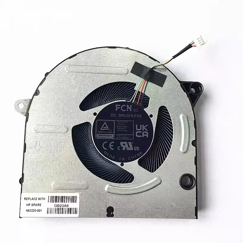 Laptop CPU Fan For HP Pavilion 16-ab TPN-W161 N63220-001 12V FAN