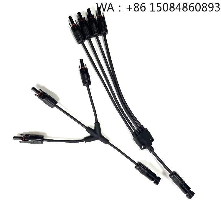 

IP67/IP68 Waterproof 1-to-4 Y-Branch Solar Splitter Connector, PV Cable Shunt Plug, four-way distribution for solar energy panel