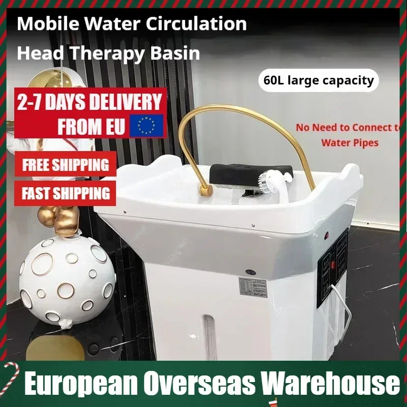 

Head Spa Bed Portable Water Tank Portable Shampoo Chair Movable Massage Bed Washing Hair Bowl Silla Pedicure Spa Shampoo Bed