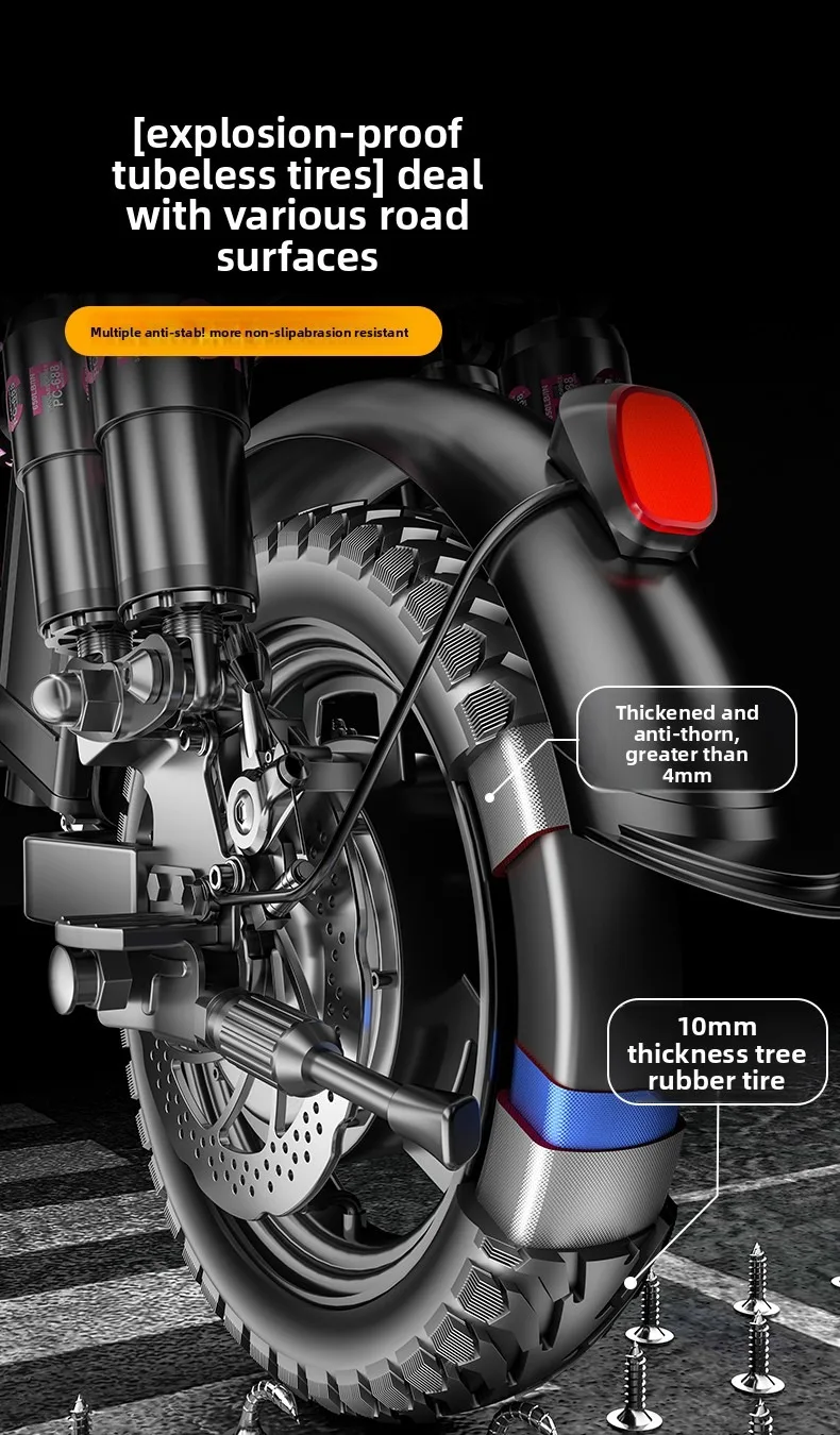 Guida in auto elettrica pieghevole