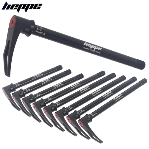 HEPPE MTB bicicleta de carretera eje pasante 12x142 12x148 liberación rápida 12x100 12x110 eje de horquilla delantera pincho bicicleta eje pasante con palanca