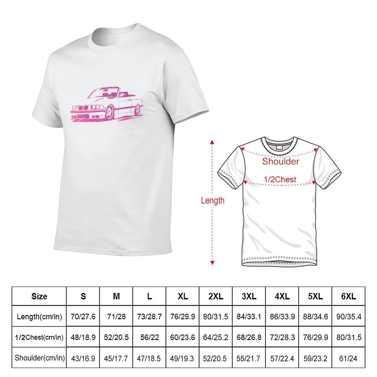 E36 Convertible Shirt Gift T-Shirt t shirt man plain anime t shirts oversize t shirts for man cotton T-shirt