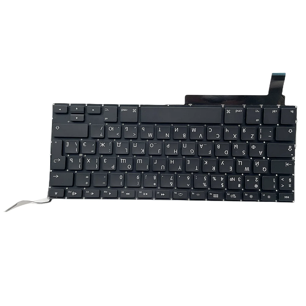 A1286 Russian Russia Layout Keyboard for Macbook Pro 15'' A1286 2009 2010 2011 2012 EMC 2255 2324 2325 2353 2563 2556 keyboard