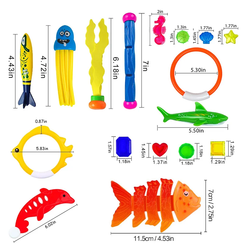 어린이 및 성인용 수영장 장난감, 수중 여름 수영 게임, 연습 다이빙, 부모-자녀 상호 작용 물 게임