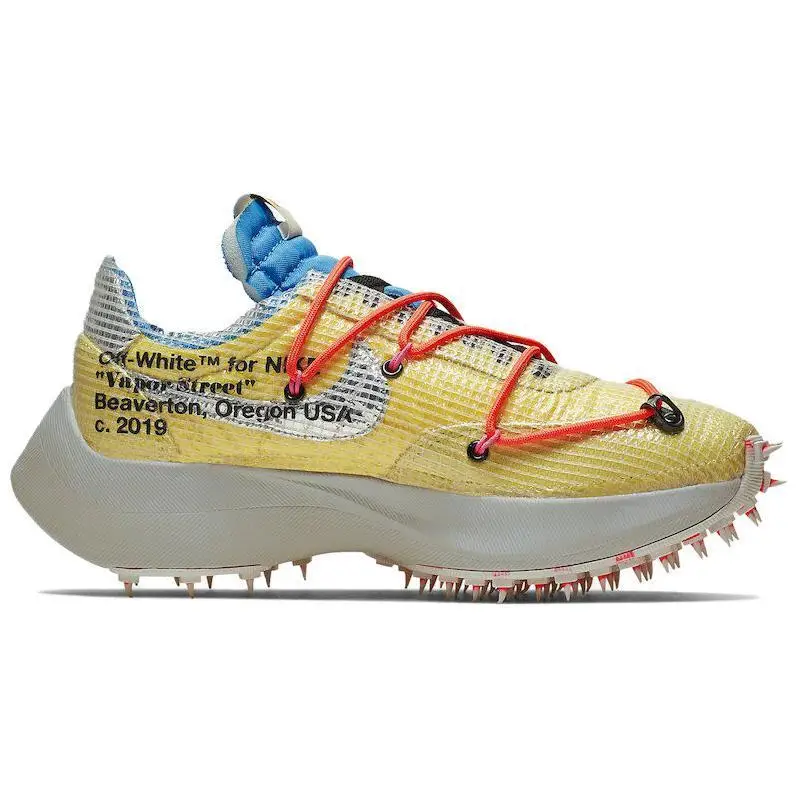 Nike Off-White X Women's Vapor Street 'Tour Yellow' Sneakers shoes CD8178-700 With Original Box