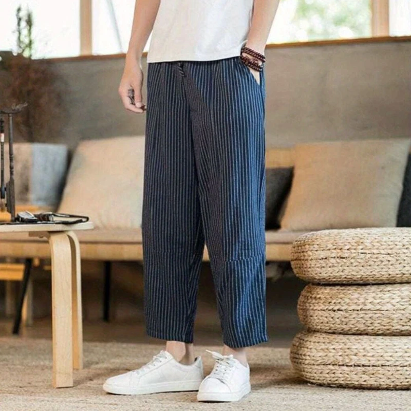 

Loose Male Trousers Baggy Slacks Y2k Classic Long Plus Size Korean Style Aesthetic Vintage Big Fashion 2025 Men's Casual Pants