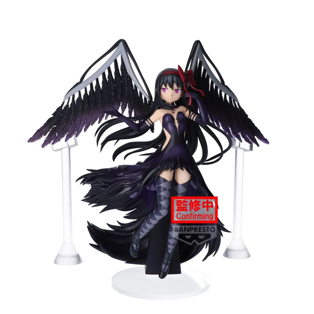 Original BANPRSETO Anime Figure Puella Magi Madoka Magica The Movie Rebellion Devil Homura Action Figurine Doll PVC Collection