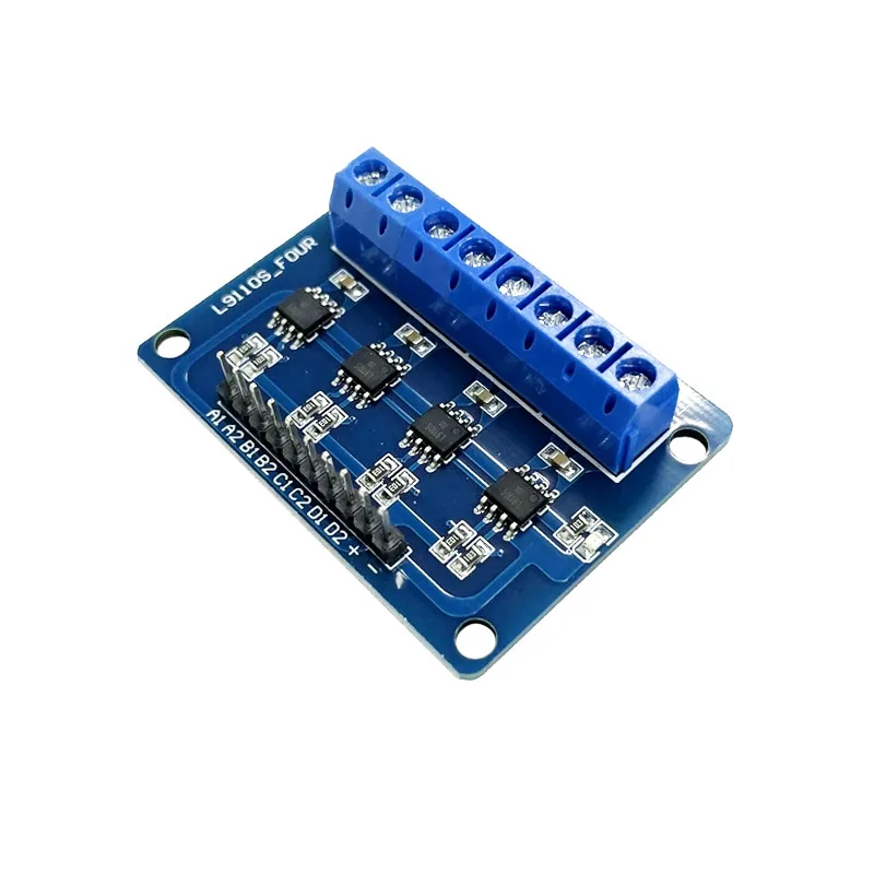 L9110S 4 Channel Drive DC Motor Drive Board Motor Drive Module Smart Car H-Bridge 4-way Driver 2.5-12V 0.8A for Arduino DIY