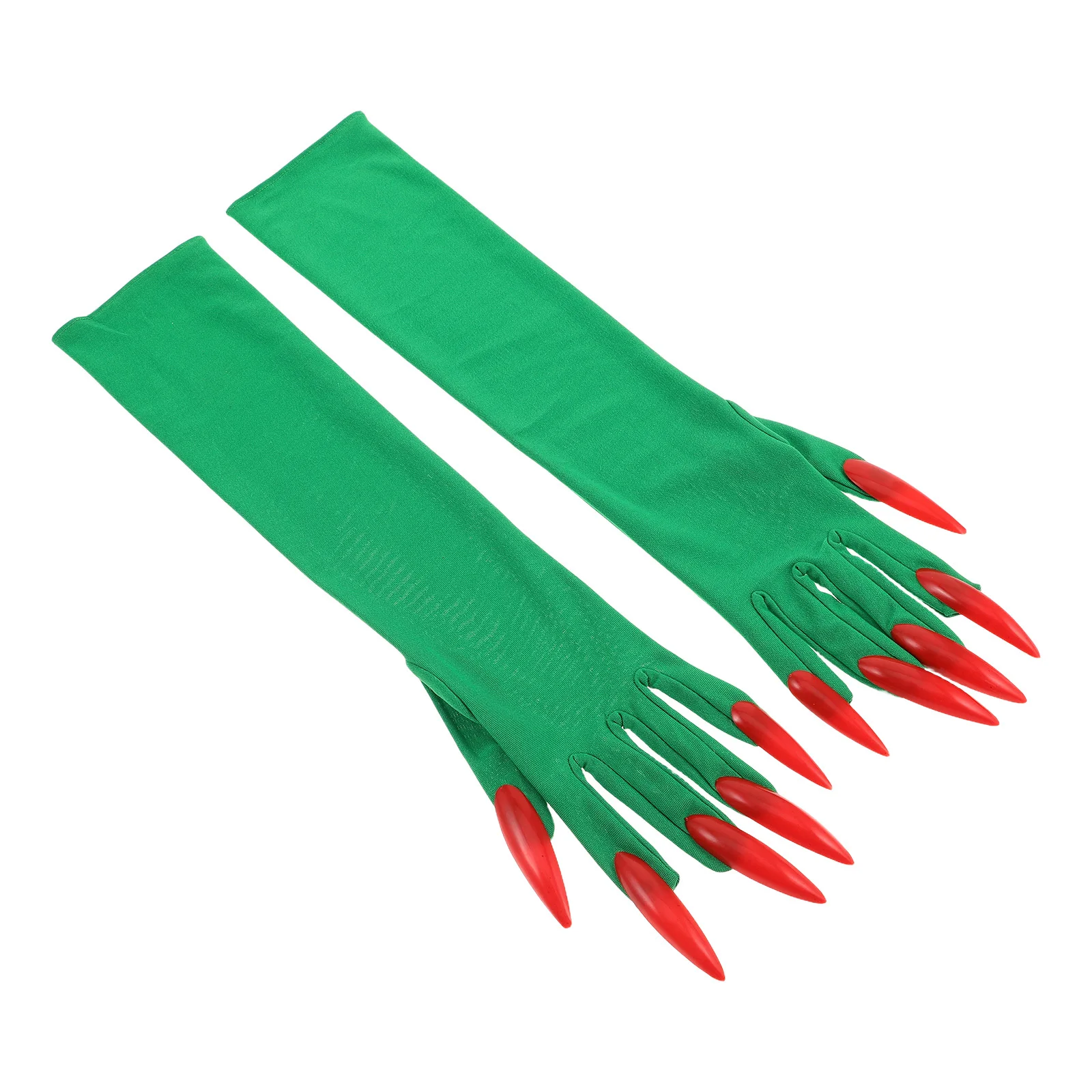

1Pair Halloween Claw Gloves Sharp Long Nails Scary Cosplay Costume Accessories Dress Up Gloves Halloween Costume Accessories
