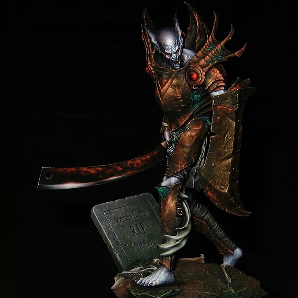 1/24 مصاص دماء زومبي هنتر، 75 مم، نموذج الراتنج، GK، موضوع الخيال، مجموعة غير مجمعة وغير مطلية