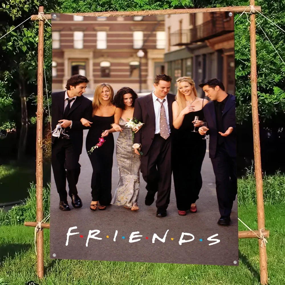 

Classic TV Show Series F-Friends Flag DIY Flag For Family Group Party Living Room Home Dorm Decor Wall Art Decor Banner
