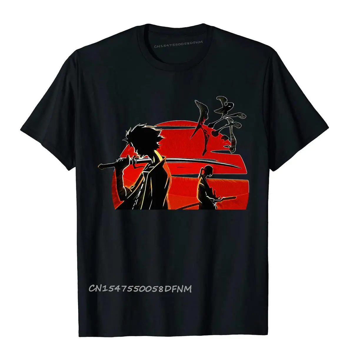 Anime Samurai Champloo Reo Anime Cute Slim Fit T Shirt Premium Cotton Men's Tops T Shirt Cosie