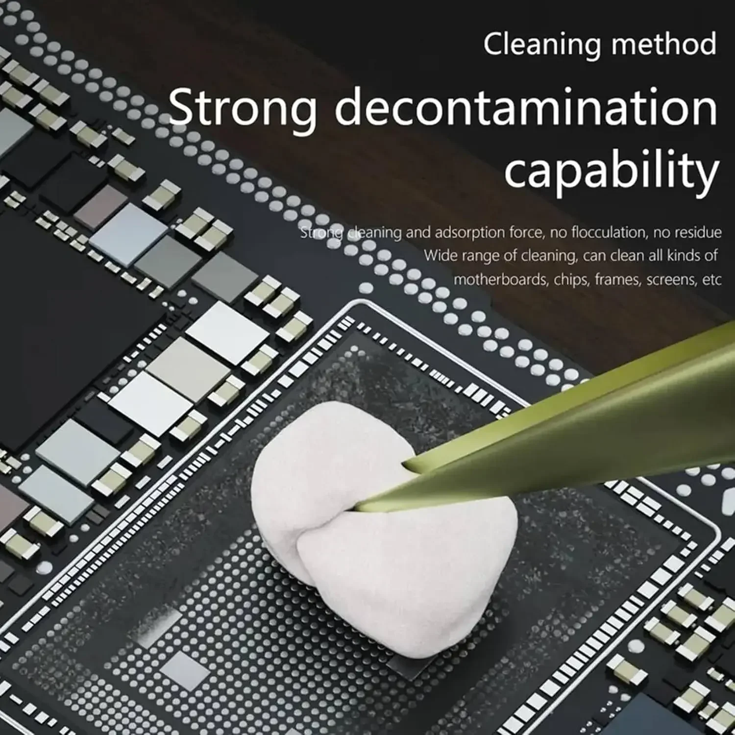 500/800PCS NC800 Nano Cleaning Sponge For Cleaning Motherboard Screen Camera PCB Soldering Flux Solder Oil Repair Cleaner Tool view 5