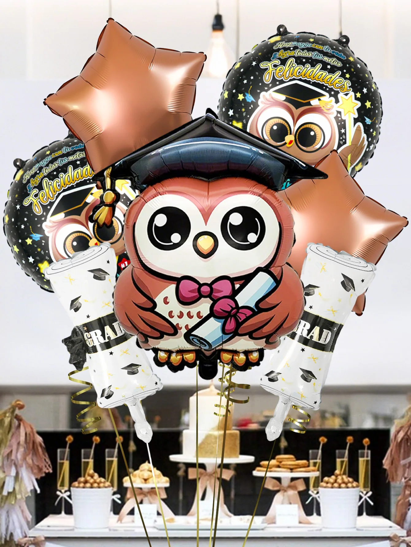 7Pcs Graduation Bal…