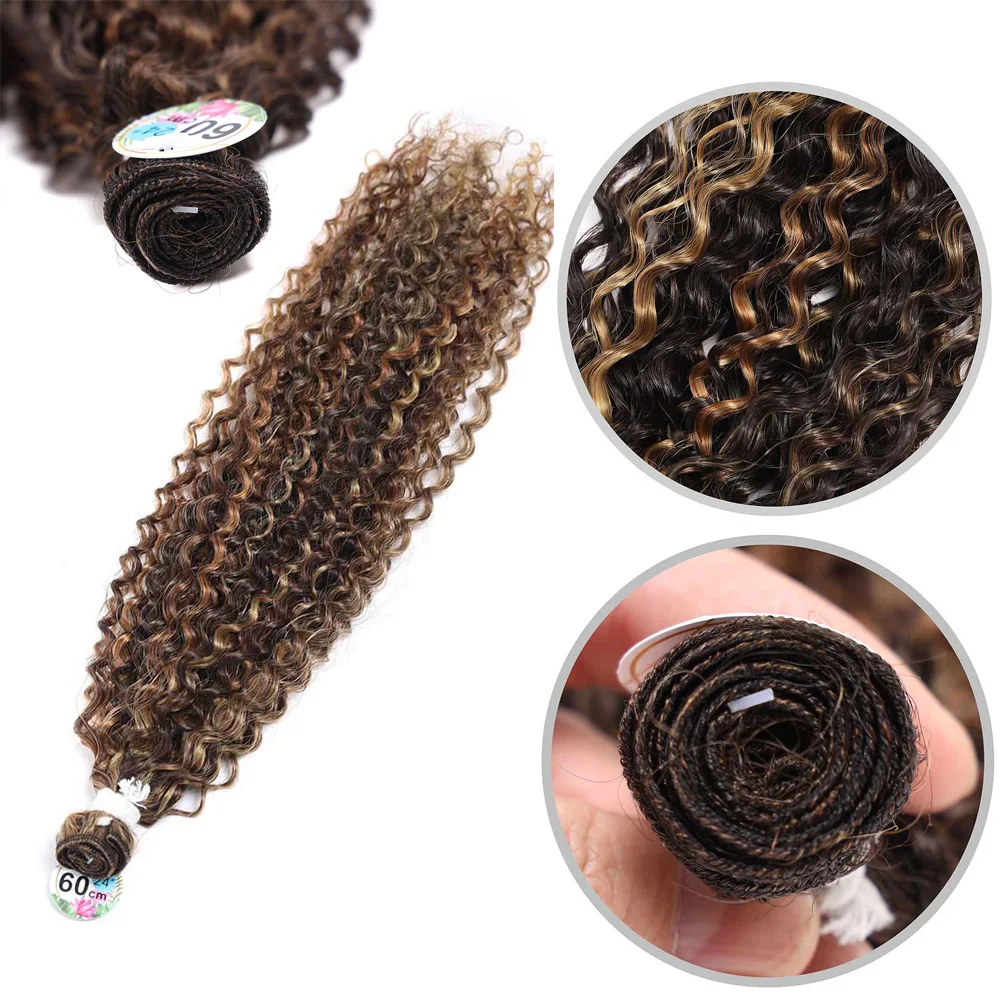 Synthetic Hair Extensions Long Curly Bundles Loose Wave 100g/1pcs 24 26 28inch Any Combination of Three Sizes For Women