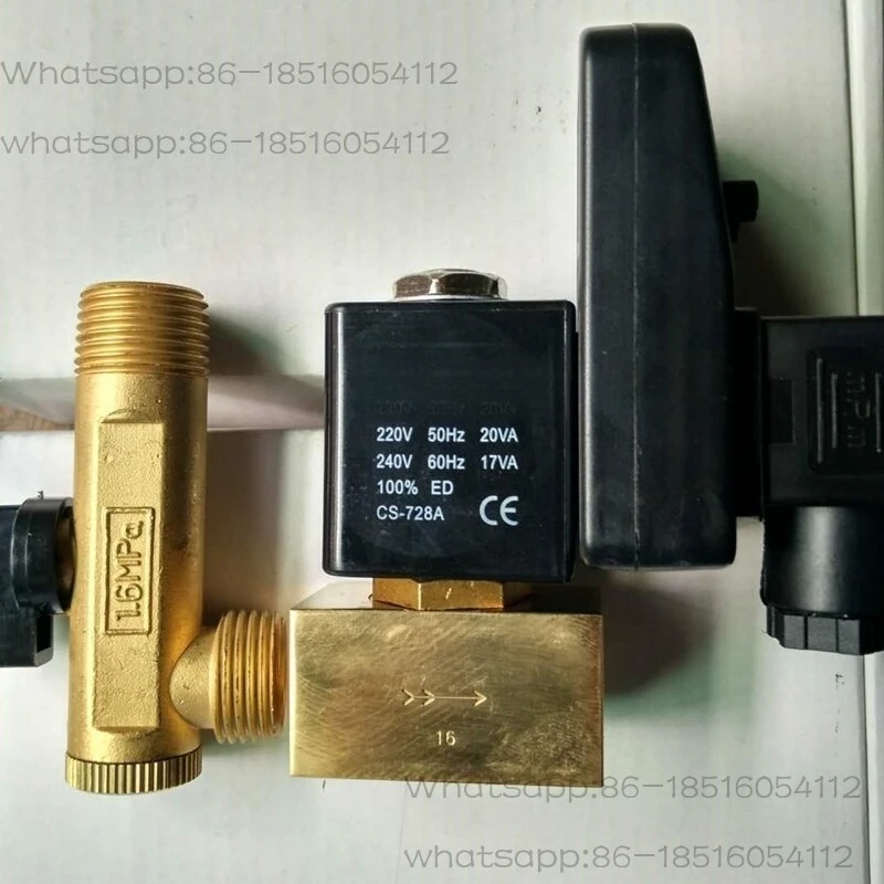 CS-728A Electronic Drain Valve, Automatic Drain Valve, Timed Drain Valve, All Copper Quad AC220V