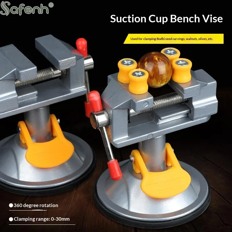 Jewelry Vice Vise Stand Rotatable Drill Press Universal Mini Table Bench Screw Clamp Engraving Table Vice Rotatable Adjustable